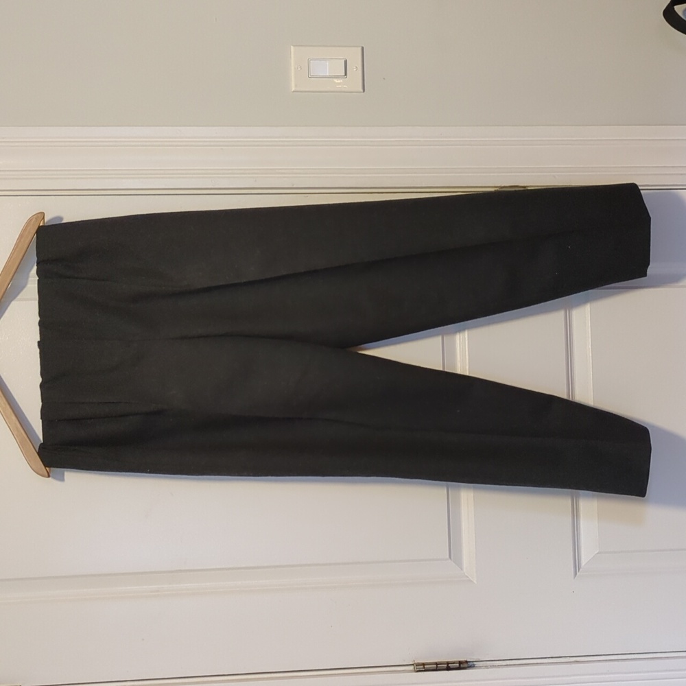 Charcoal tailored wool harve benard pants size 8